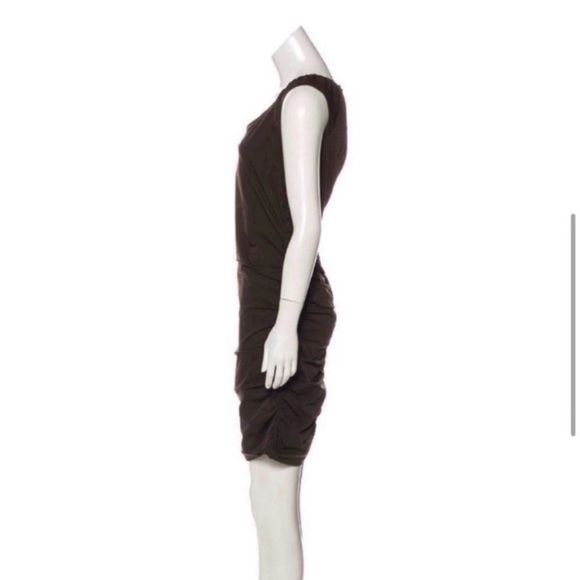 Diane Von Furstenberg Sleek Chocolate Mini Dress- 10 US - Picture 4 of 13